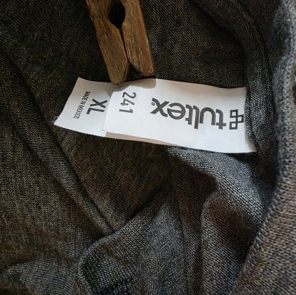 Tultex Gray Graphic Tee with Bold Design - Picture 4 of 4